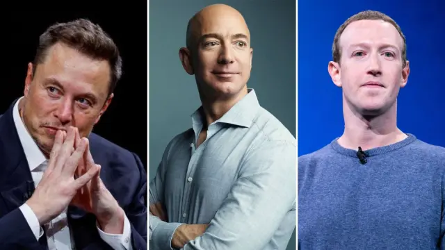 Algunos de los empresarios tecnológicos más ricos del mundo.